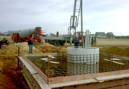 Pump chamber being set